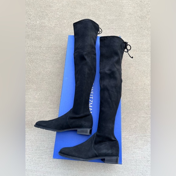Stuart Weitzman
Lowland Suede Thigh-High Boots - Picture 5 of 11